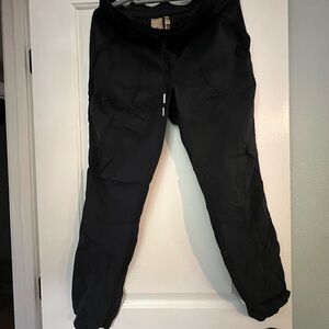 Indygena Black Jogger Track Pants with Elastic Waistband & pockets